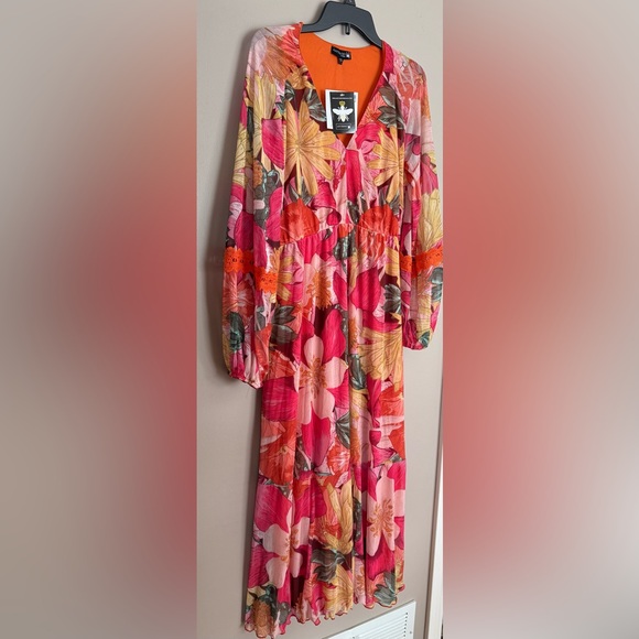 anthony originals Dresses & Skirts - NWT  ANTHONY ORIGINALS Bright Floral Midi Dress  Size L